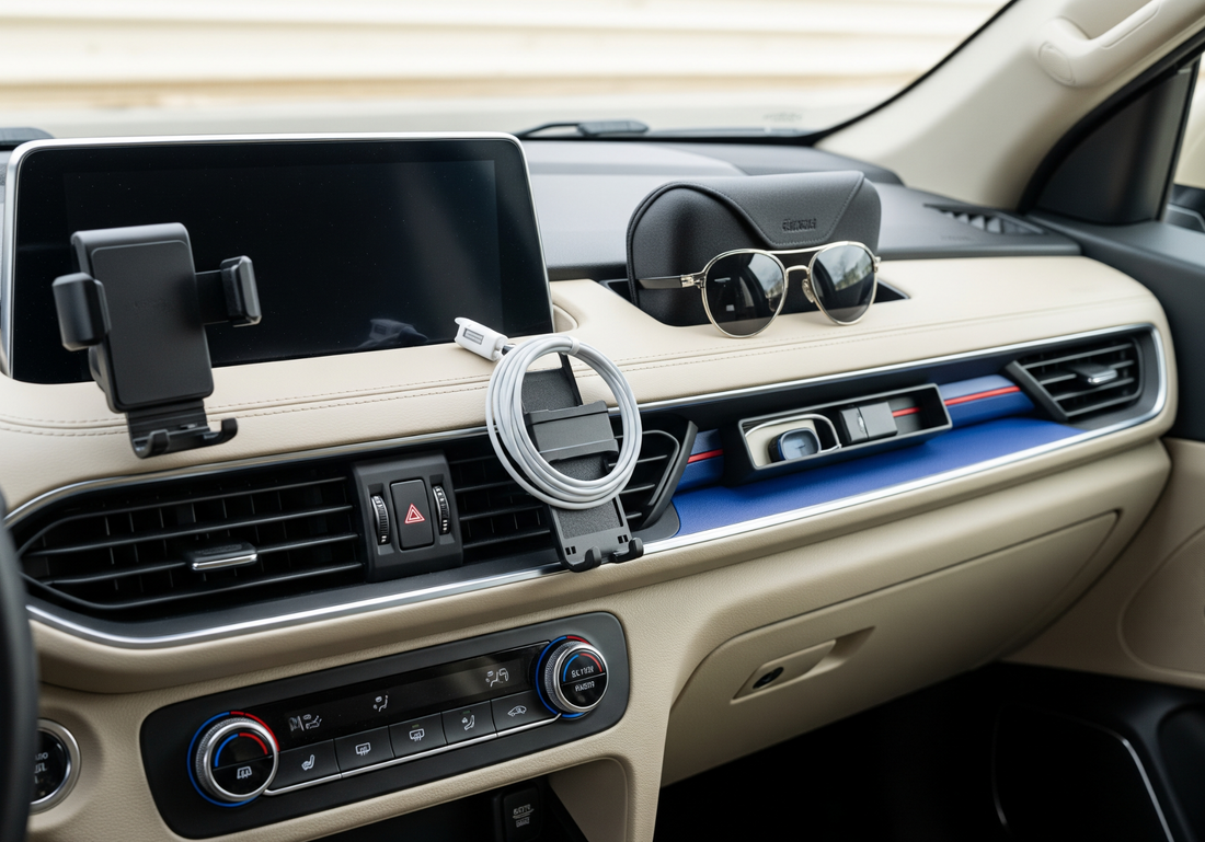 Keeping Your Dashboard Area Organized With Phone Holders